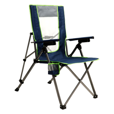 SunnyFeel AC2456 / AC2456H (Heated) Camping Chair Folding Camp Chair Heavy Duty Adults 300 LBS Capacity for Adults Lounge with Cup Holder, Folding Camp Chair Lawn Patio Outdoor Porch