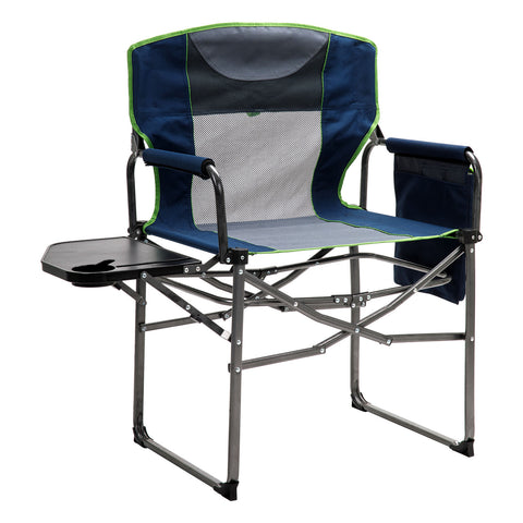 SunnyFeel AC3008F/AC3008I/AC3008K/AC3008L Multi-Version Camping Director Chair, Portable Folding Chair with Side Table and Storage Pouches, Compact Heavy Duty for Adults Outdoor