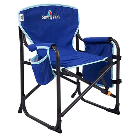 SunnyFeel AC3065C Kids Camping Directors Chair, Portable Camp Chairs for Outdoor