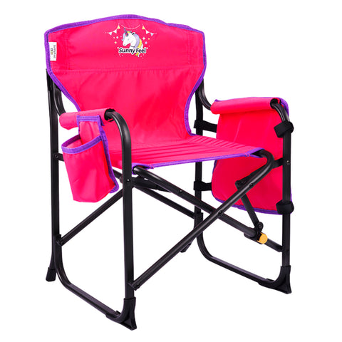 SunnyFeel AC3065C Kids Camping Directors Chair, Portable Camp Chairs for Outdoor