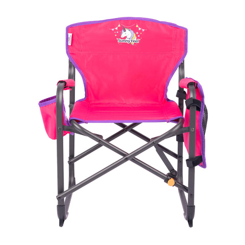 SunnyFeel AC3065C Kids Camping Directors Chair, Portable Camp Chairs for Outdoor